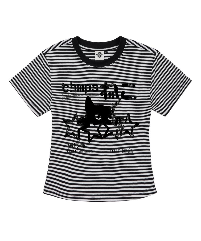 BORN CHAMPS [6 Colors] Vtg Champs Neko Women'S Short Striped Short Sleeve B25St60
