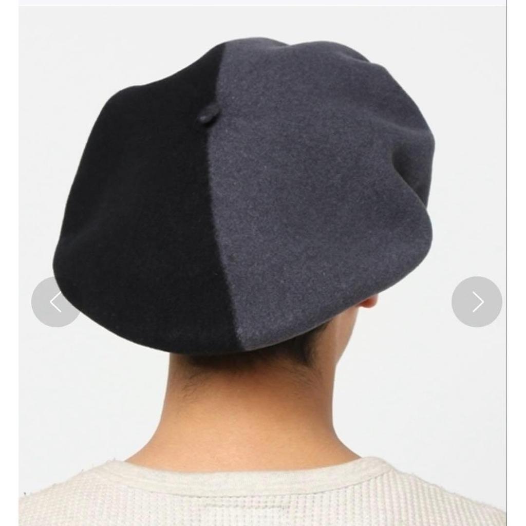 Used Good Condition Buena Vista BUENA VISTA Felt Wool Beret Black