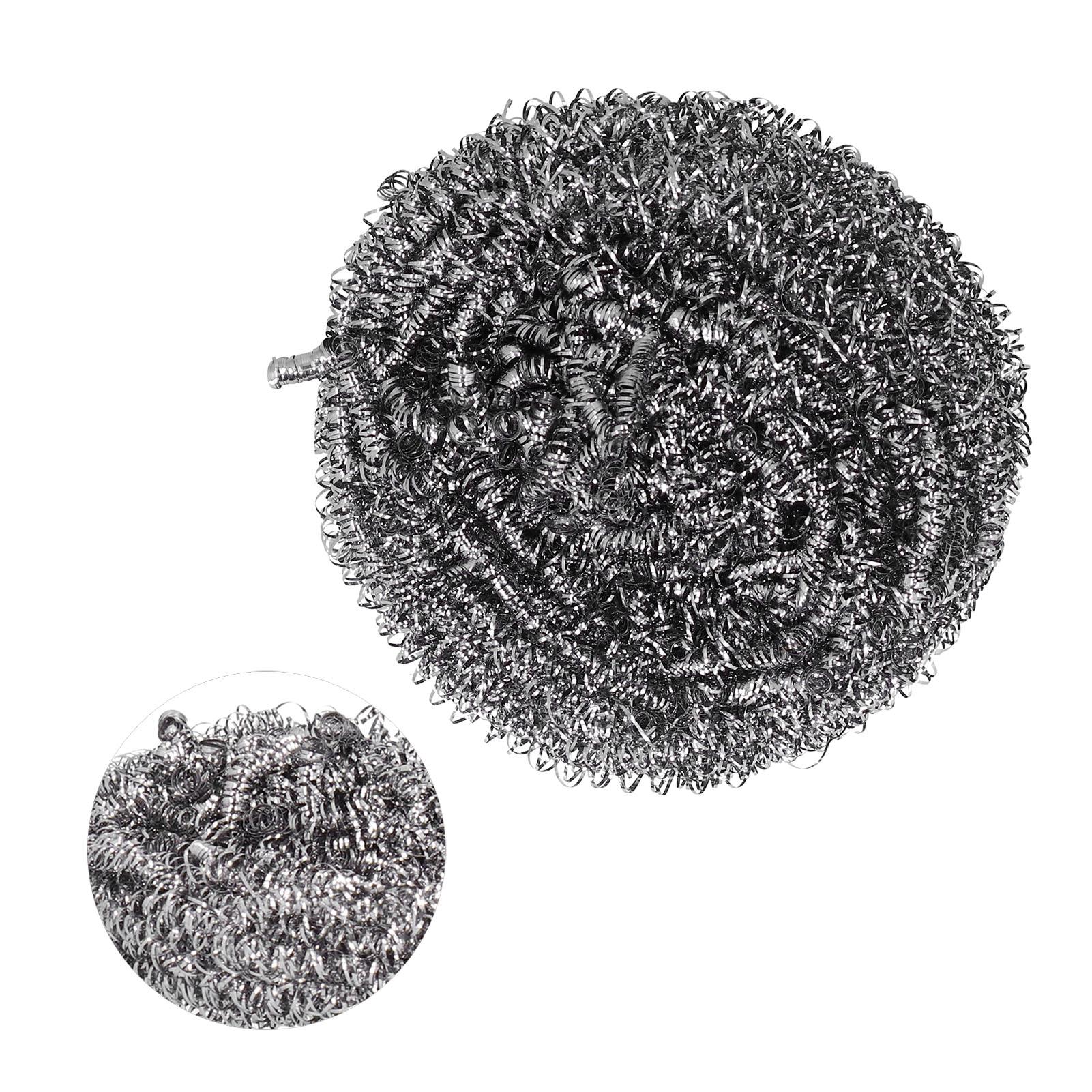 

Stainless Steel Scrubber Cleaning Ball Scouring Ball for Pot Cleaner Kitchen Cleaning Tool