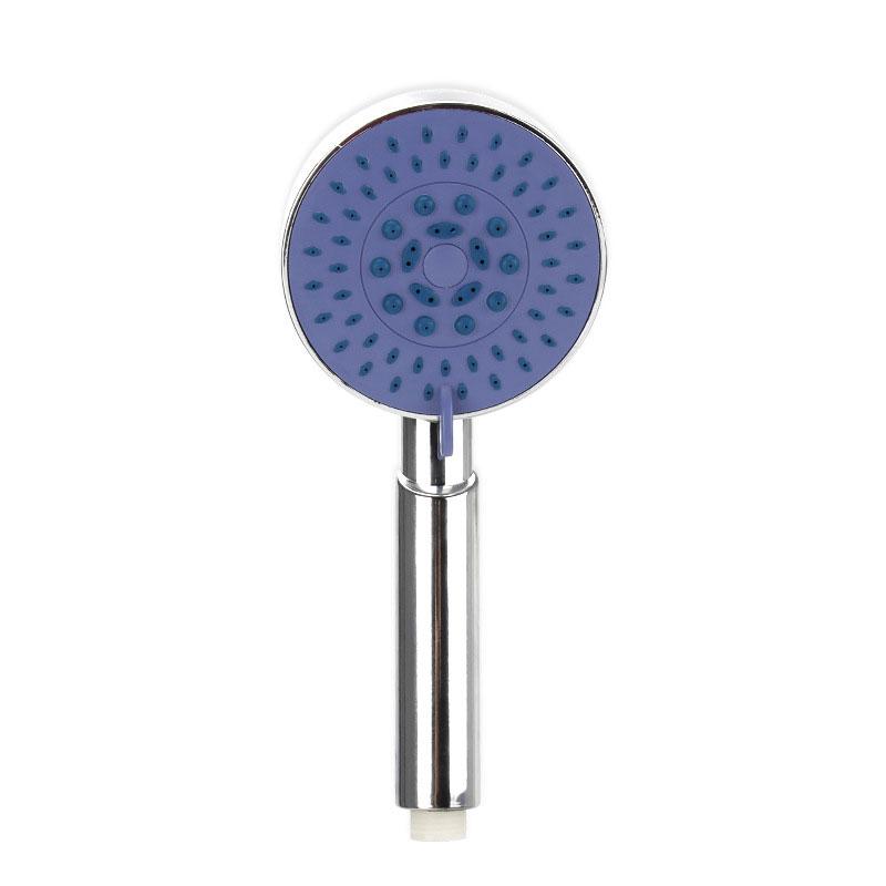 Household Round-head Showerhead Pressurize Handheld Showerhead Bathroom Shower Bath Shower Head Five-speed Adjustable Showerhead