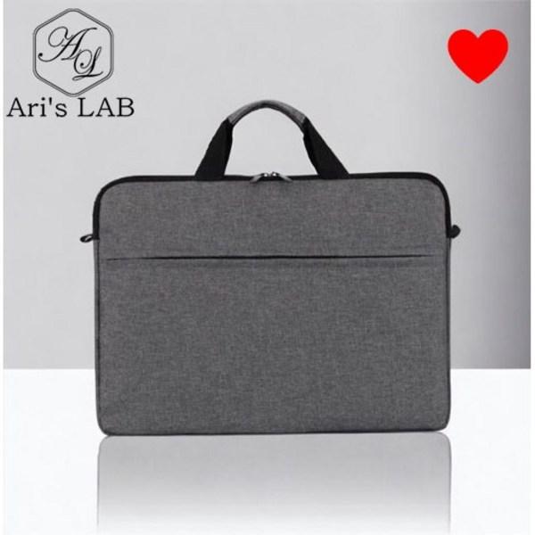 Arislab Large Capacity Laptop Cross Bag Pouch Bag, Gray