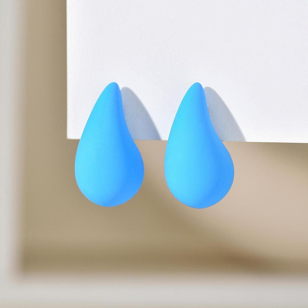 Plump Water Drop Acrylic Dangle Earrings - Simple & Fashionable Jewelry for Women