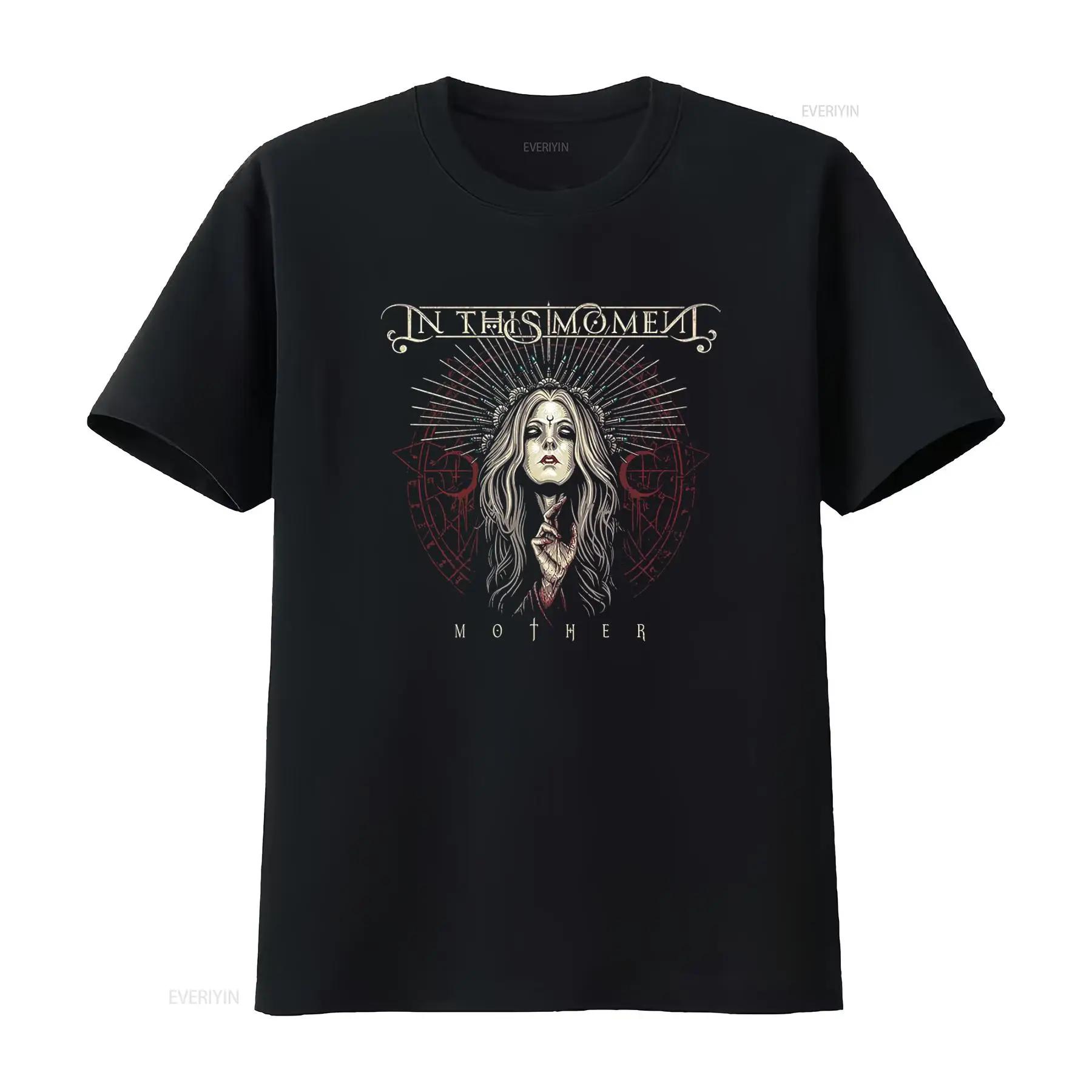 

Mother In This Moment Band T Shirt Gothic Design For Fan Black All Size vintage Washed Top For Everyday Wear homme streetwear... 5XL різнокольоровий