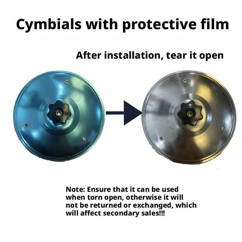 Creative Car Crash Cymbal Car Mounted Percussion Cymbal Decoration Air Vent Car Cymbal Easy To Install Make Driving More Fun Car Accessories