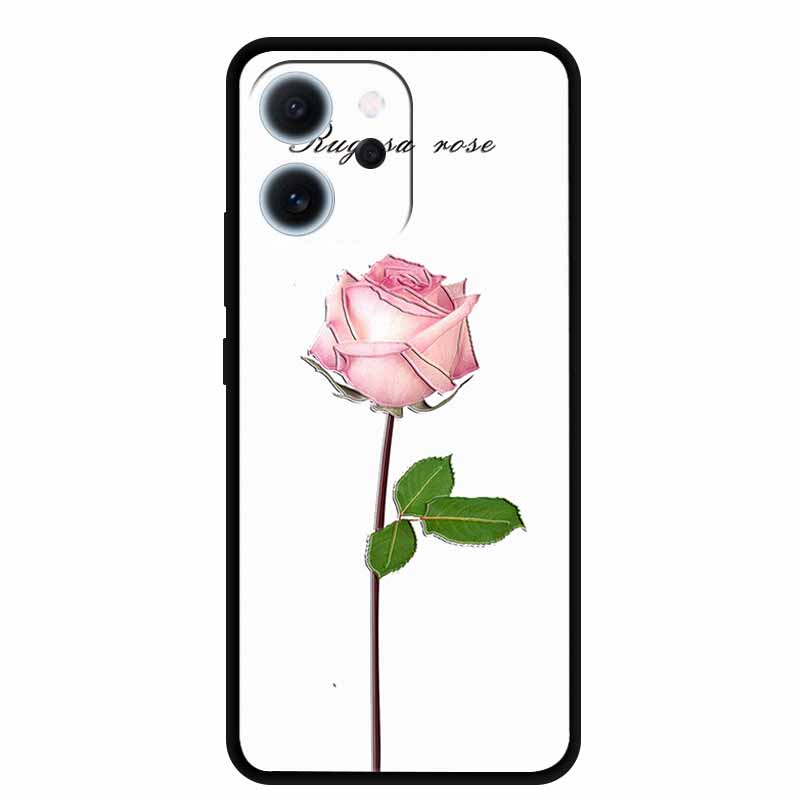 3D Flowers Emboss Fundas For OPPO Reno 15F 5G Case Soft Silicone Phone Cases For OPPO Reno 15F Back Covers Shell Coque 6.57"