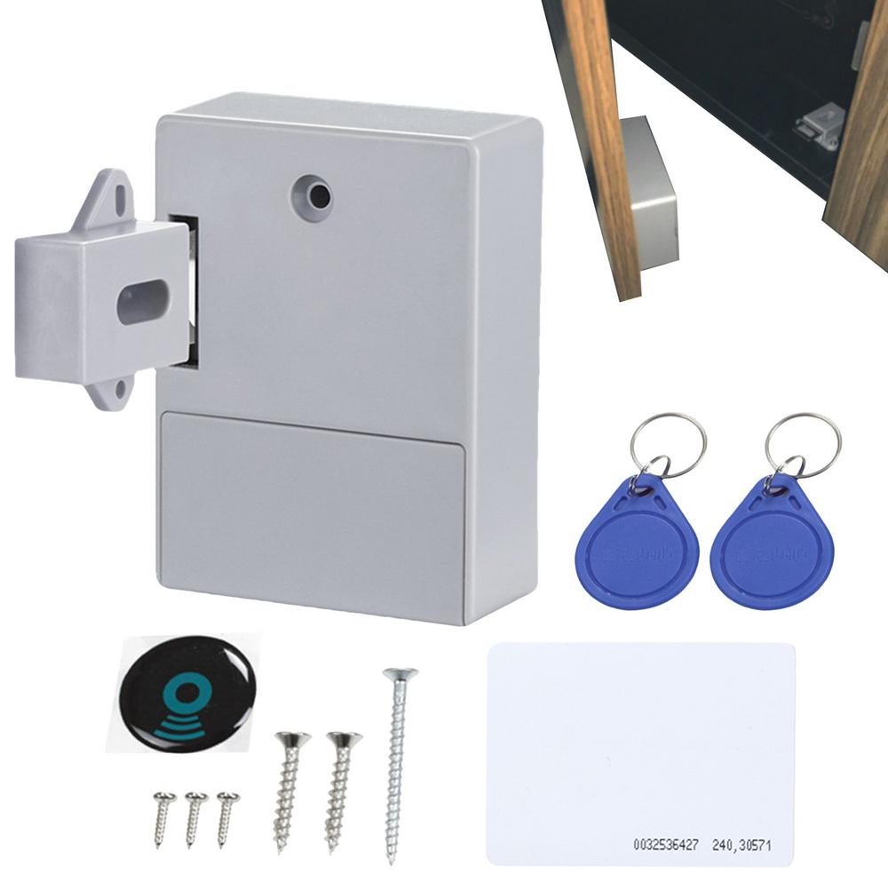 Încuietori RFID pentru uși DIY Încuietori RFID pentru uși cu încuietoare glisante Încuietoare de protecție pentru dulap Încuietoare inteligentă Rfid pentru sertarul ușii dulapului