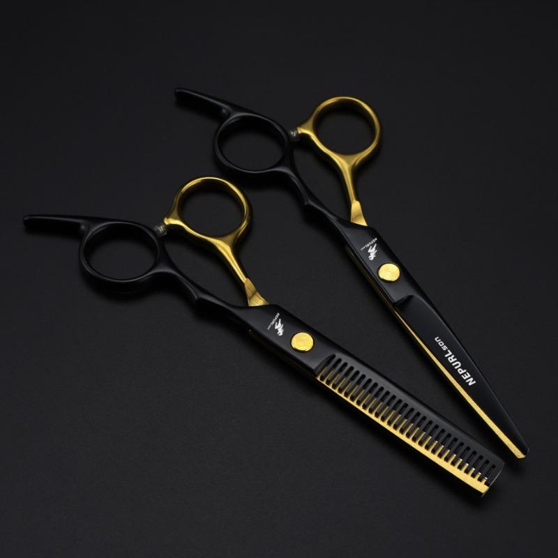 Hairdressing Scissors Set Hair Cutting Thinning Shears Set Professional Salon Stainless Steel Hair Scissors Barber Tools
