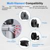 For X1 P1 X1C P1S P1P 4-in-1 PTFE Adapter 3D Printer Accessories Tubing Connectors for Lab 3D Printers Accessories