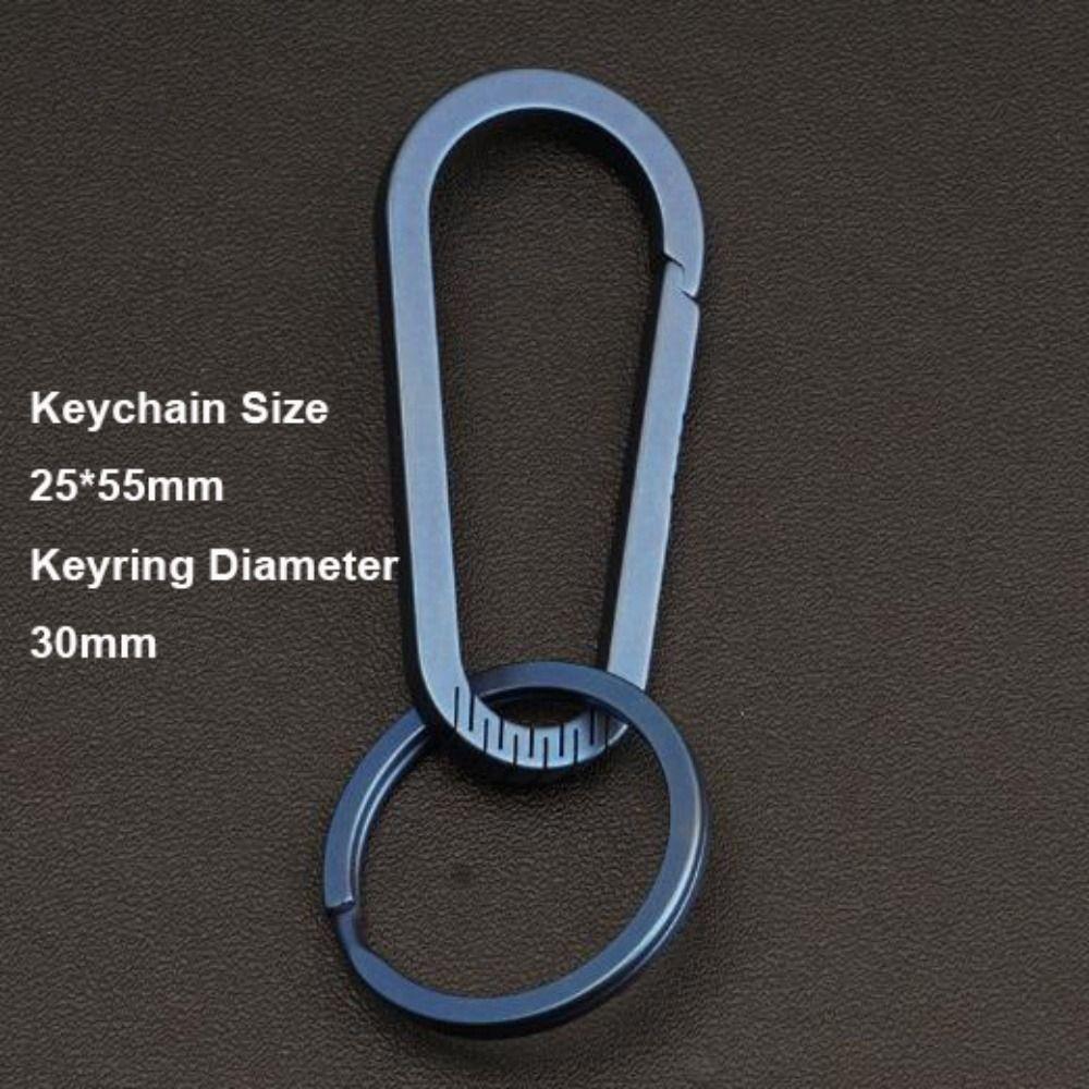 Multifunctional Titanium Alloy Key Rings Real EDC Tool  Male Creativity Gift