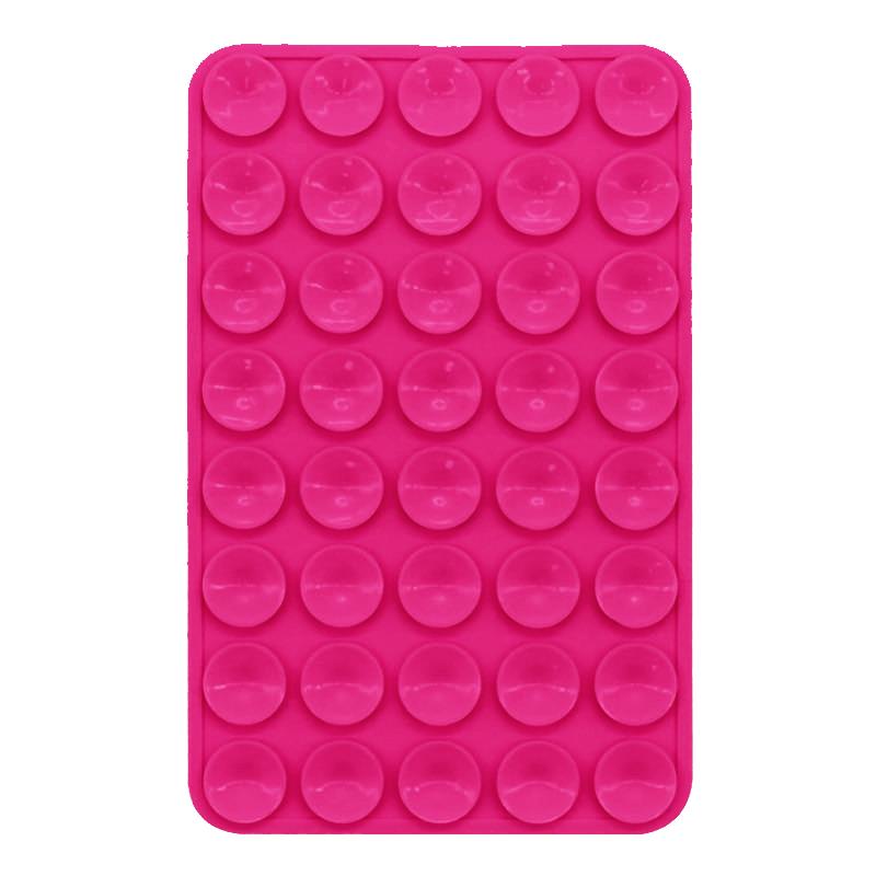 Double Sided Silicone Suction Cup Phone Case Detachable Adhesive Silicone Rubber Sucker Pad For Hands-Free Strong Grip Holder