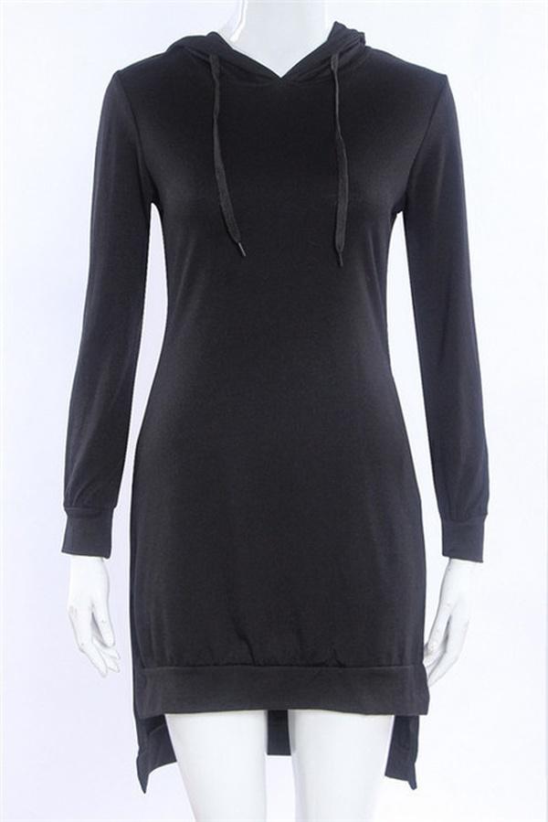 long pullover sweatshirt