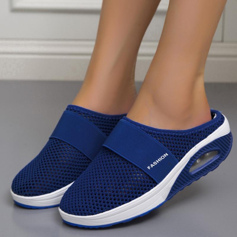 Мода 2024 Новые тапочки Женская обувь Мягкие сандалии Женские туфли на платформе Женские — фото 4