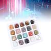 20Pcs Stone Collection Nature Rock and Crystal Collection Science Kit for Kids Over 5