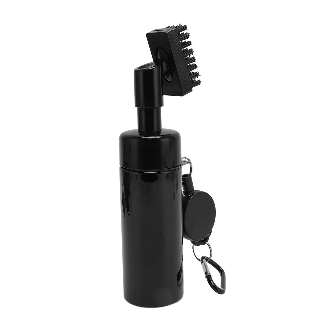 Club Cleaner Brush Press Type Water Spray Club Cleaning Brush with Protective Cover and Hanging