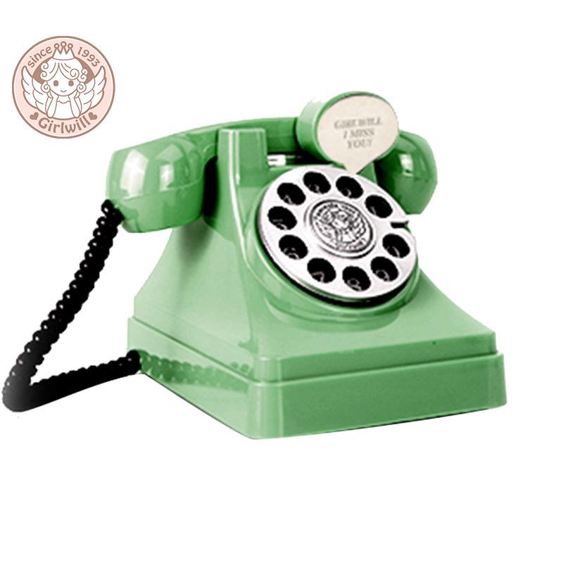 

Girlwill Ретро Телефон Копилка для Детей - Креативная Пластиковая Банка для Монет Подарок
