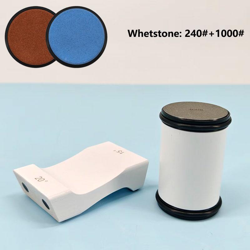 Rolling Knife Sharpener Magnetic Knife Holder Diamond Sharpening Stone with15and20 Degrees Angle Roller Kitchen Accessory set