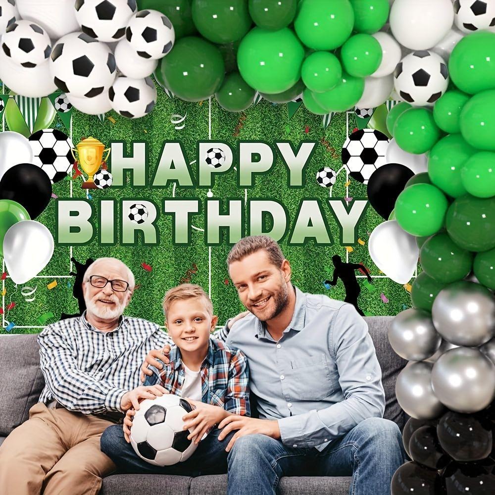 Champion Football Print Balloon Set for Children's Birthday Party Theme Decoration