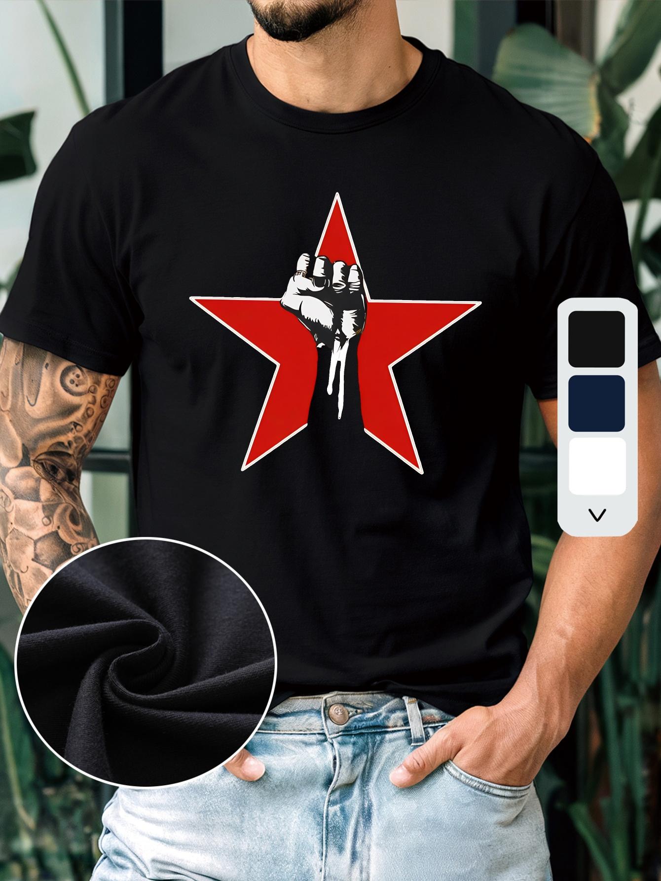 Summer Graphic T-shirt - Cotton Blend L