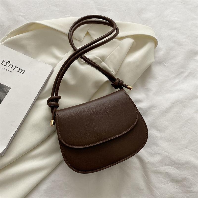 Underarm bag bag women's saddle bag retro high-end messenger bag ins niche design small bag
