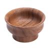 Wooden milk tea bowl fruit plate solid wood light luxury bowl dried fruit tall plate wooden fruit plate classy fruit plate