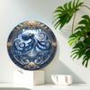 Octopus-Themed Round Wooden Wall Art - Durable, Easy-To-Clean Home & Office Decor Sign, Perfect for Gifts Octopus Decor