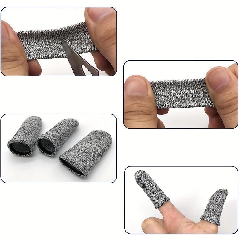 10Pcs Anti-Cut Finger Cover Finger Protector Sleeve Gloves Finger Protector Gadgets