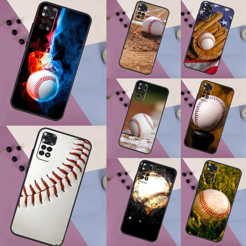 Baseball Phone Case For Xiaomi Redmi Note 12 12S 12C 13C 10 10C 10A 9 9C 10S 11S 11 Pro Soft Cover