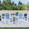 VidaXL Garden Chair Cushions Low Back Set of 6 Royal Blue 314145