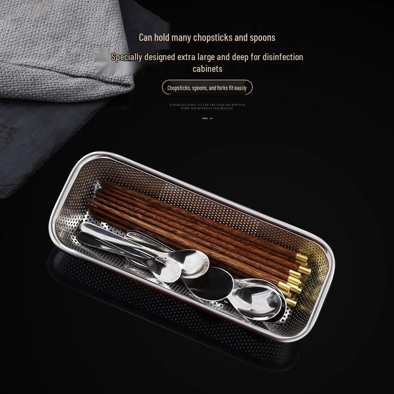 Stainless Steel Kitchen Cabinet with Draining Chopstick and Spoon Holder