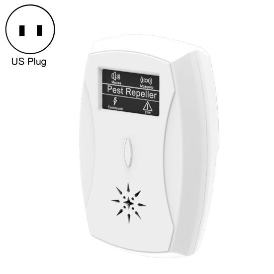 

Mouse Repeller Multifunctional High Power Plug-in Electronic Ultrasonic Mosquito Pest Repeller for Indoor US Plug белый