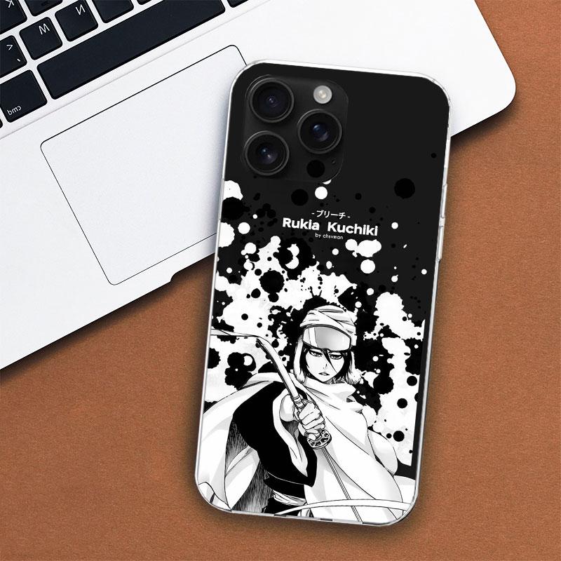 

Чехол для телефона Bleach Кучики Рукия для iPhone 11 12 13 Mini 14 15 Plus 17 Air 16 Pro Max 16E 7 8 SE 2020 Индивидуальная печать Обложка для iPhone 11