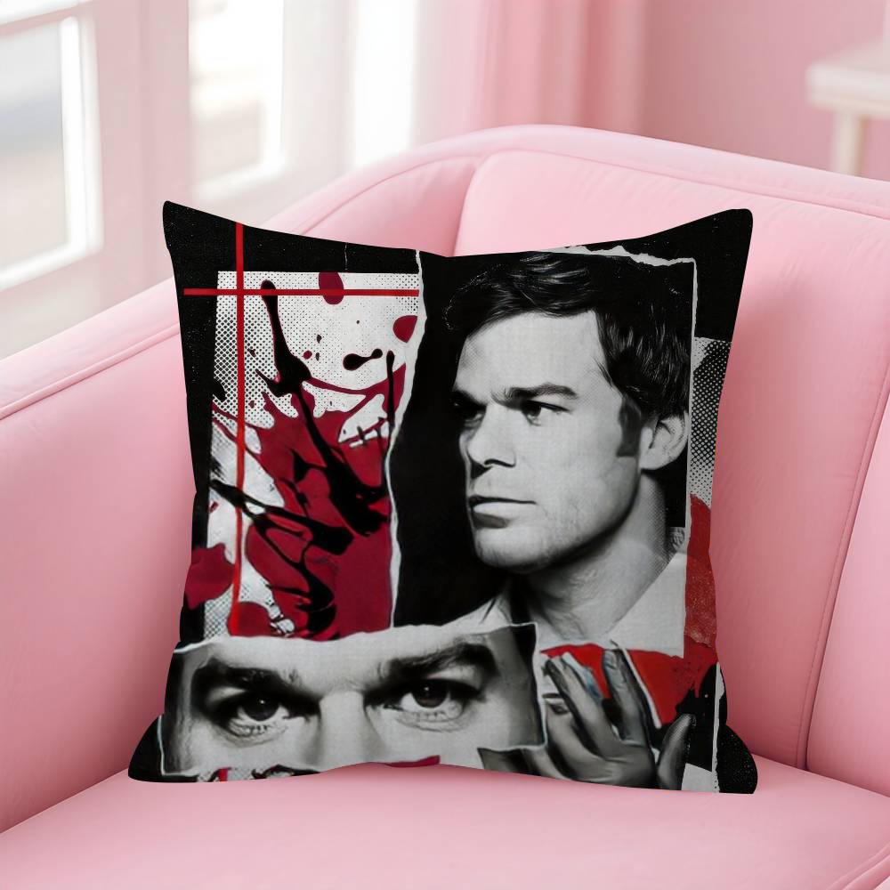 Hot Tv D-Dexteres Morgans Pillowcase Toon Gift Cushion Cover Bedroom Home Sofa Chair Seat Decor Pillow Case