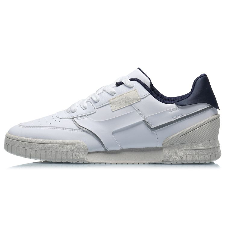 

Li-Ning Универсальные стратегические спортивные модные классические повседневные легкие дышащие низкие кроссовки для скейтбординга мужские кроссовки белые синие AGCQ305-1