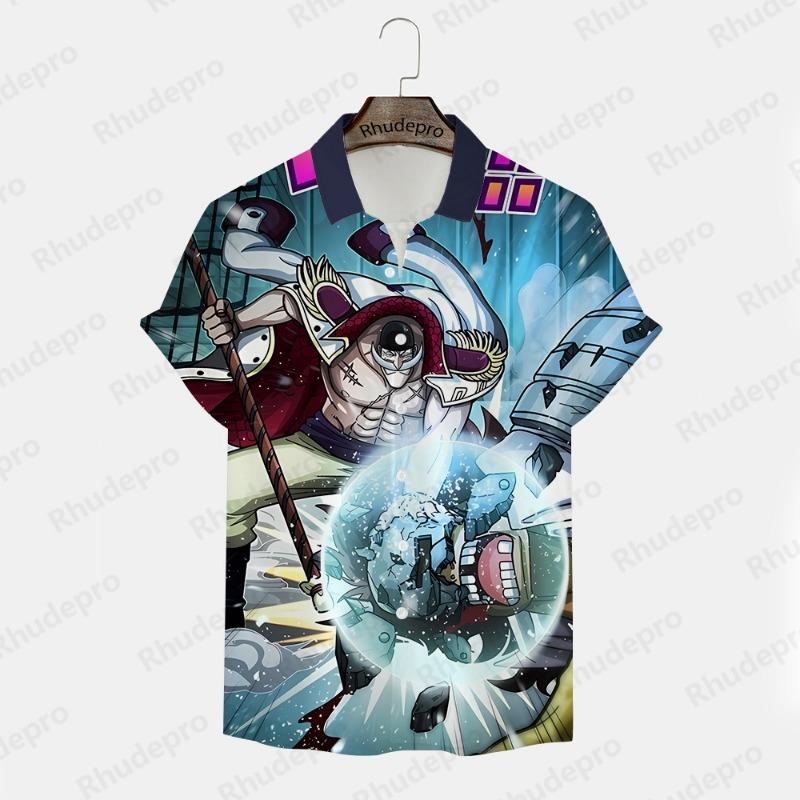 Men's Shirt Printed Y2k Harajuku Style Goku 2024 Trend Anime Short Sleeve Clothing New T-shirts Tops