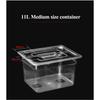 Sous Vide Cooker Container 6L 11L Two Sizes Food Grade PC Material For Immersion Circulators Durable Kitchen Tool