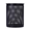 Mesh Pen Holder Large Capacity Prevent Slip Desktop Pen Container for Pencils Erasers Stationery Black