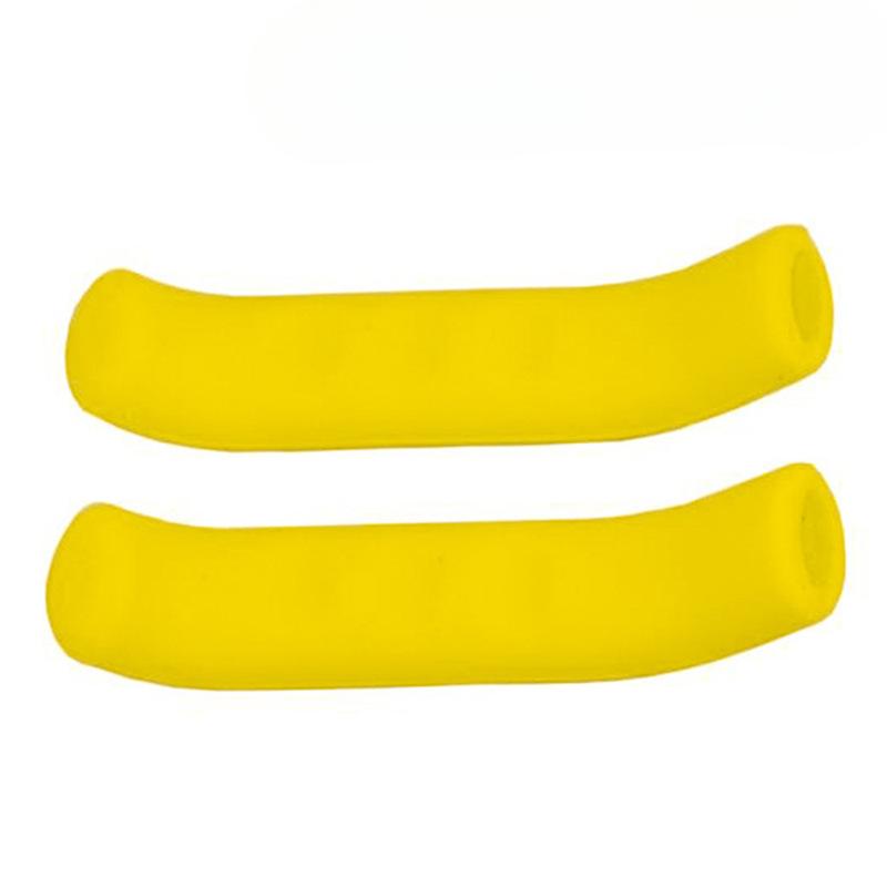 

2pcs Bicycle Grips Bicycle Brake Handle Silicone Cover Mountain Bike Protective Rubber Handlebar Grips Cover Bicycle Accessories жёлтый