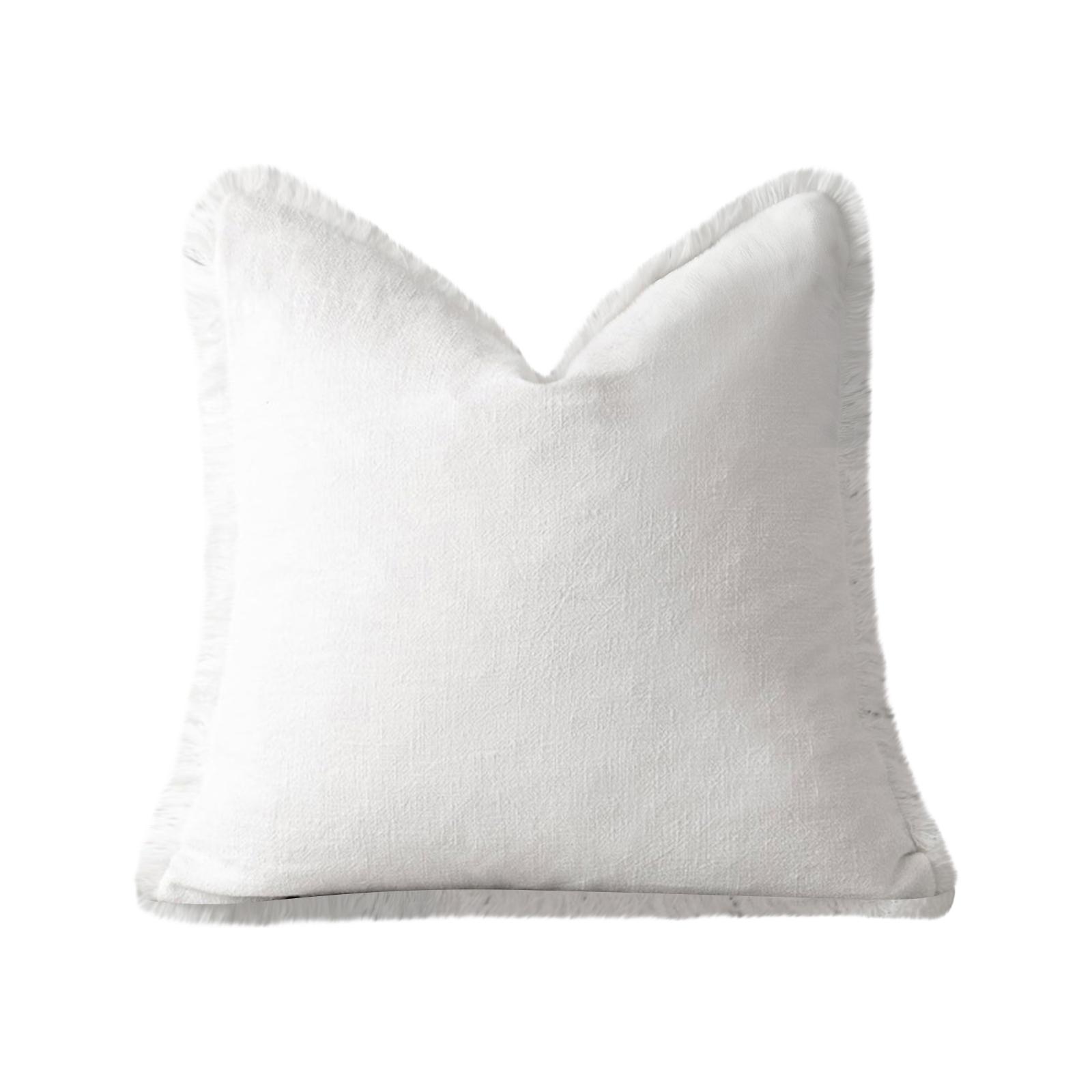 

Pillow Covers 18x18 Inch Luxury Soft Pattern Decorative Throw Pillowcases For Sofa Couch One Size белый