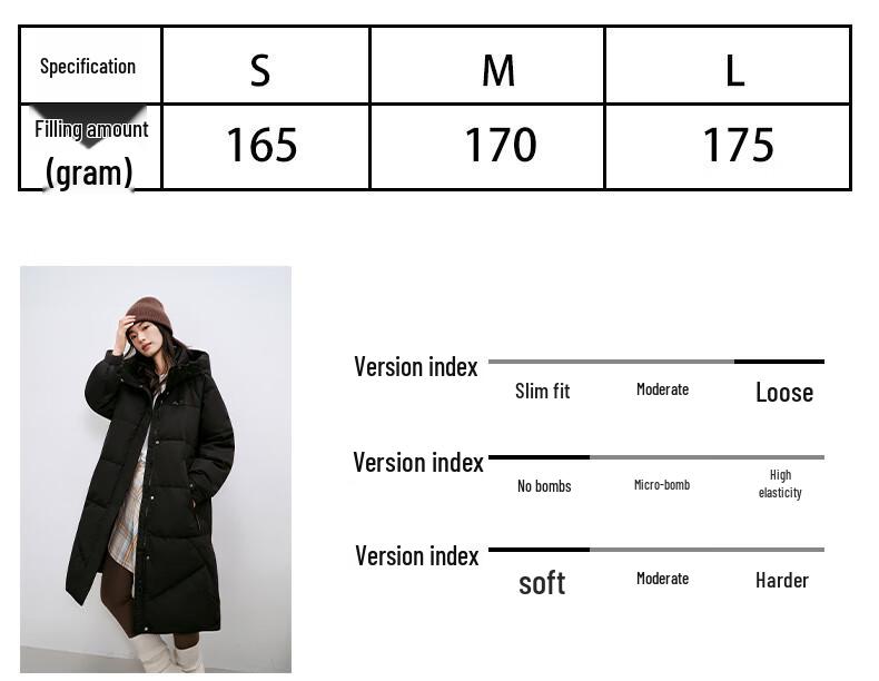 Mark Fairwhale Women's Long Hooded Down Jacket