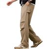 GEVAERT Quick-Dry Casual Pants Men's Trousers Summer Lightweight Loose Straight-Leg Versatile Drawstring Paratrooper Pants