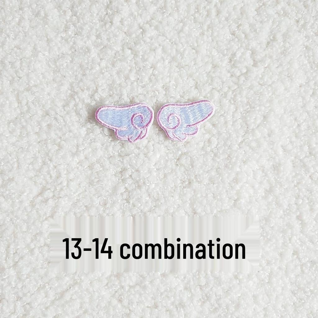 DIY Self-Adhesive Embroidered Wing Patch for Clothing and Bags