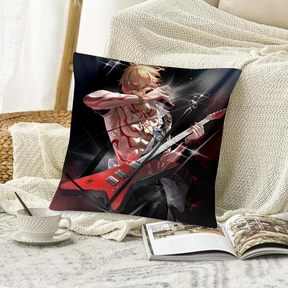 1pc Game Honkai Star Rail Mydei Pillow Case Square Pillow Bedroom Sofa Leisure Comfort Cushion Car Living Room Home Decoration