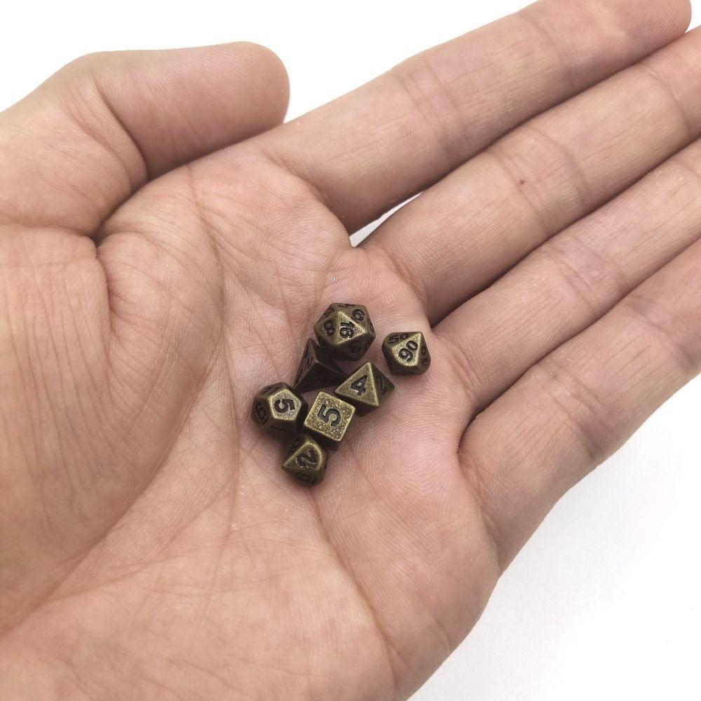 Polyhedron RPG Dice Kirsite Dice Set Gambling Table Games Dice  Party