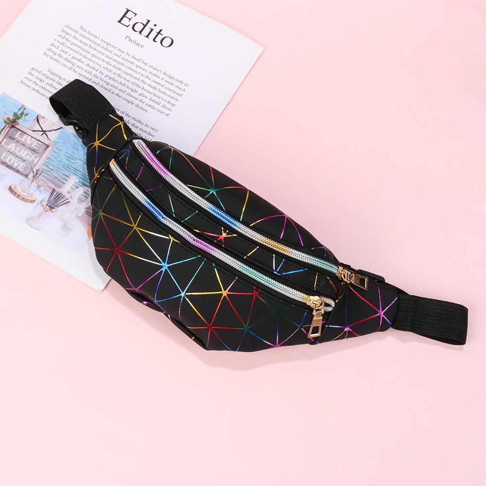 Female Wallet Hip Purse Storage Bag Waist Packs Fanny Pack Make-up Pouch Laser Belt Bags