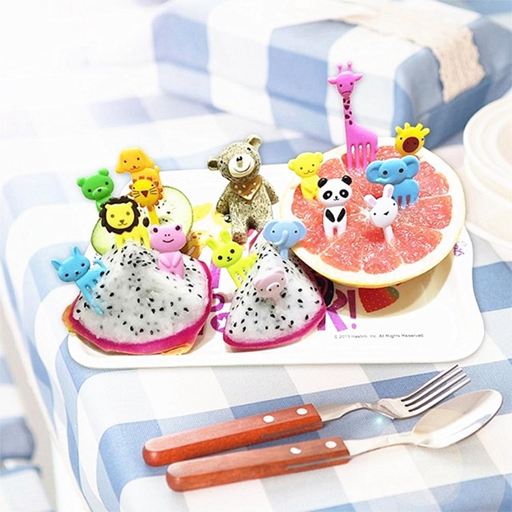 Animal Food Picks for Kids for Fruit Dessert Pastry Snacks 30 Pcs