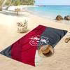 Asciugamano da Spiaggia con Stampa Calcio RB Leipzig, Asciugamano Grande Morbido Asciugatura Rapida per Spiaggia Campeggio Nuoto
