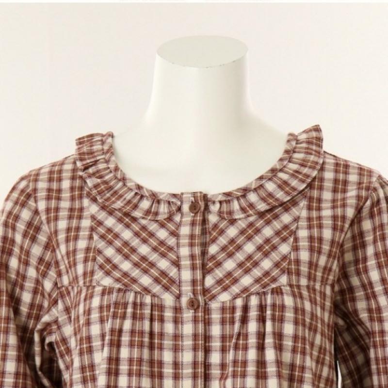 Venus Warme frische karierte Paarpflegewäsche S2 Vpa4580w Vpa4080m