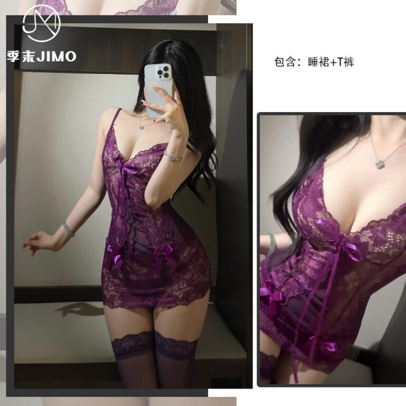 

Сексуальное нижнее белье Сладкий маленький повар Сексуальное кружево Милая киска Подвязка Хэллоуинский набор One size [recommended 80-65kg]