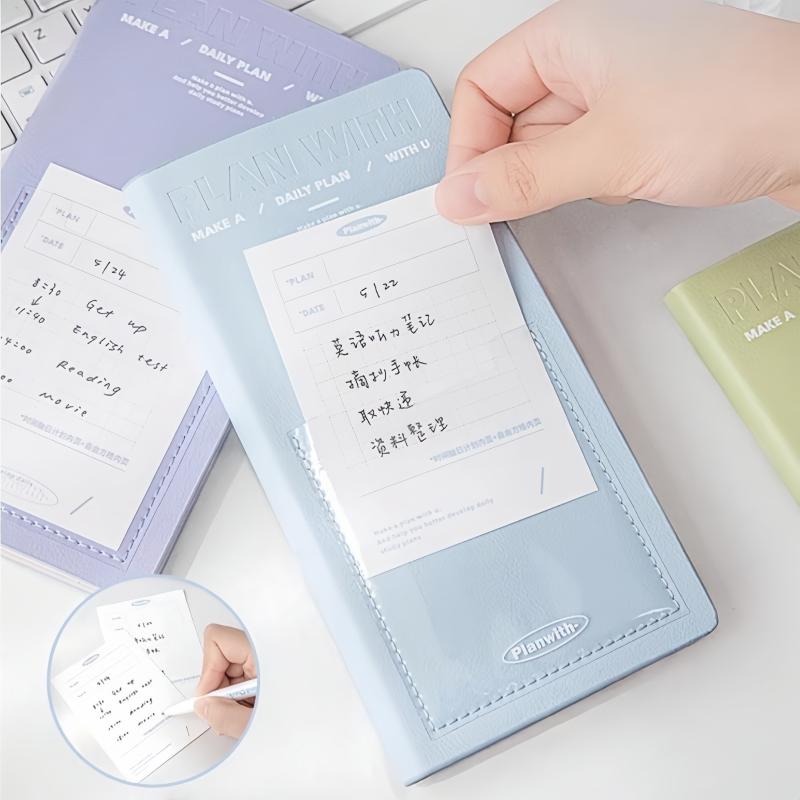 1Pc Planwith daily planner, 2025 Schedule Book, Portable Notebook,To-Do List, Self-Discipline Card Printing Book,Task List Memo