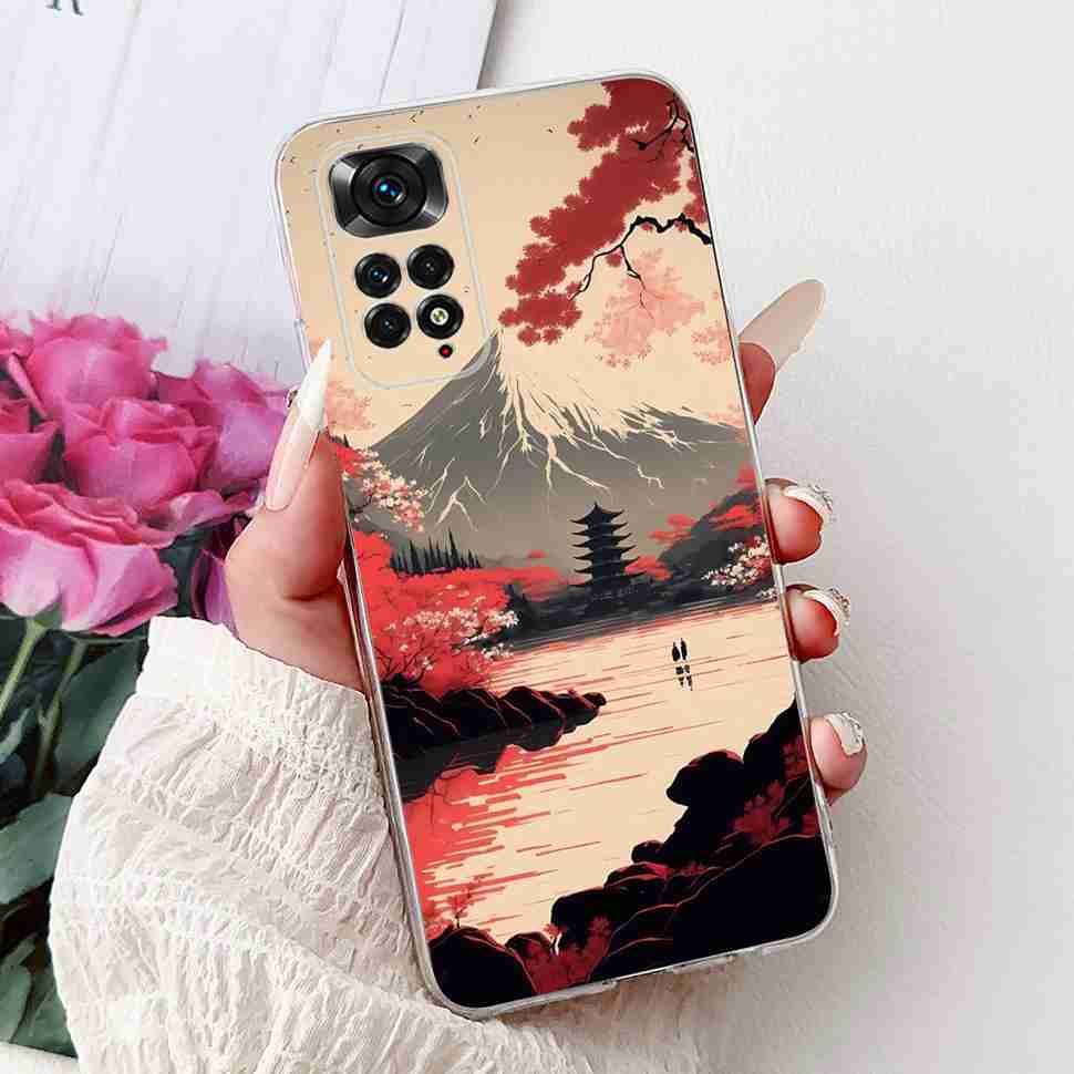 Colourful Flower For Xiaomi Redmi Note 11 4G Case Silicone Soft ShockPoof Back Cover For Redmi Note 11S Note11s Note11 4G Cases